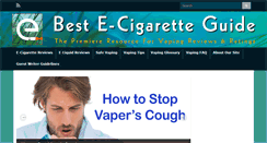 Desktop Screenshot of best-e-cigarette-guide.com