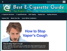 Tablet Screenshot of best-e-cigarette-guide.com